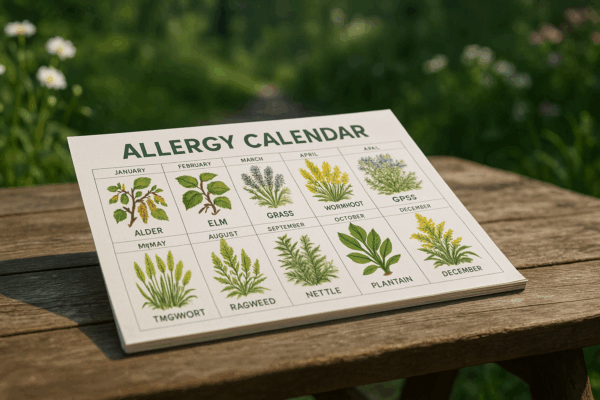 calendrier des allergies
